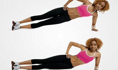 Side plank for weight loss